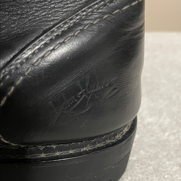 Vintage John Fluevog The Seventh Heaven Black Leather Lace-Up Boots Size 10 - Picture 4 of 9